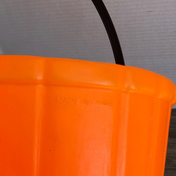 Vtg Blow Mold Halloween Bucket - Picture 4 of 12